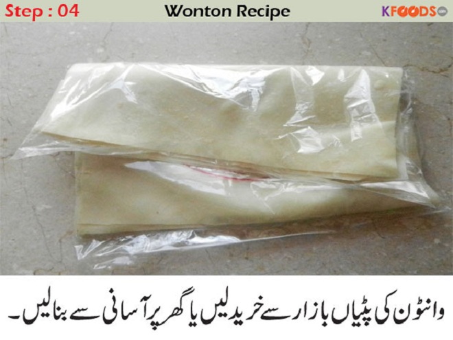 chicken wonton recipe in urdu