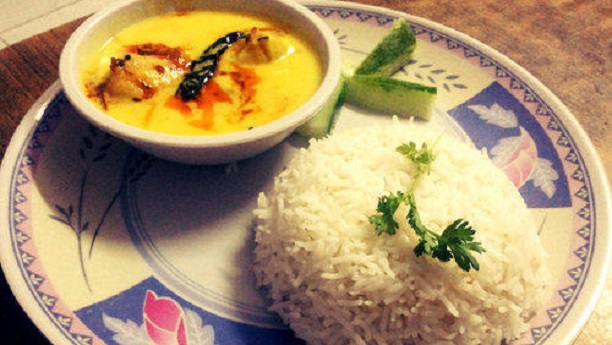 Simple Kadi Chawal