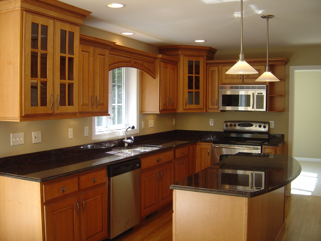 traditional open kitchen design