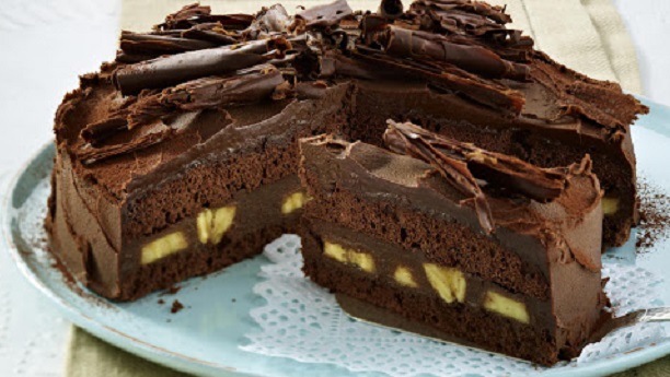 بنانا چاکلیٹ کیک