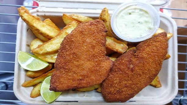 Batter Fried Fish and Chips By Shireen Anwar
