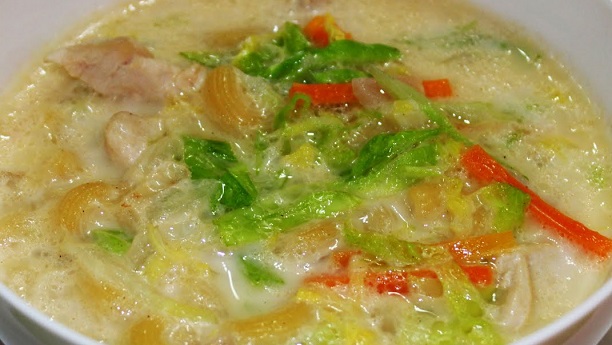 Chicken Macroni Soup