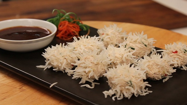 Chicken Rice Flower Dumplings