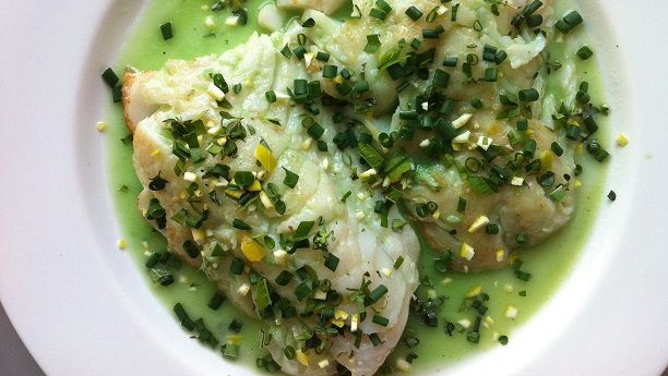 Fish in a Green Sauce