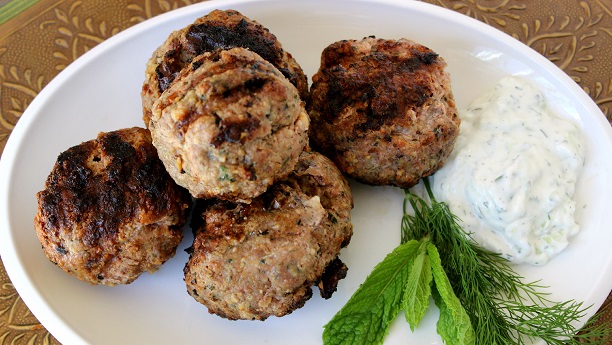 Grilled Meat Balls (Kabab Ruksand)