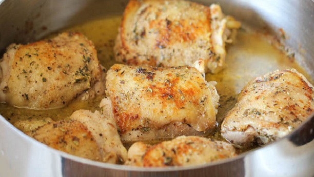 Pan Fried Oven Chicken