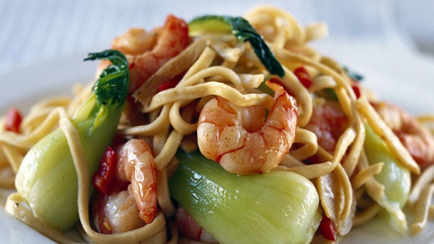 Sweet and Sour prawn Noodles