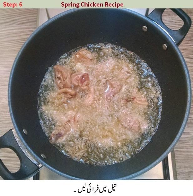 spring chicken urdu recipe