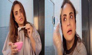 نادیہ خان نے بتایا بالوں کو کلر کرنے کا سستا طریقہ
