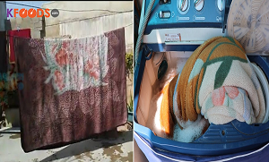 کمبل اور گرم چادریں واشنگ مشین میں کس طرح دھوئیں کہ وقت بھی بچے اور ڈرائی کلینر کے پیسے بھی؟ ویڈیو میں دیکھیں
