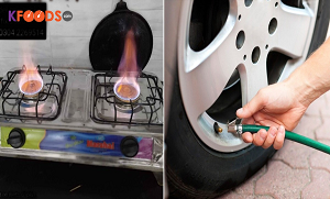 گیس نہیں آرہی تو کھانا ایسے بنائیں ۔۔ بناء گیس کے چولہا گاڑی کے ٹائر کی مدد سے کیسے جل سکتا ہے؟
