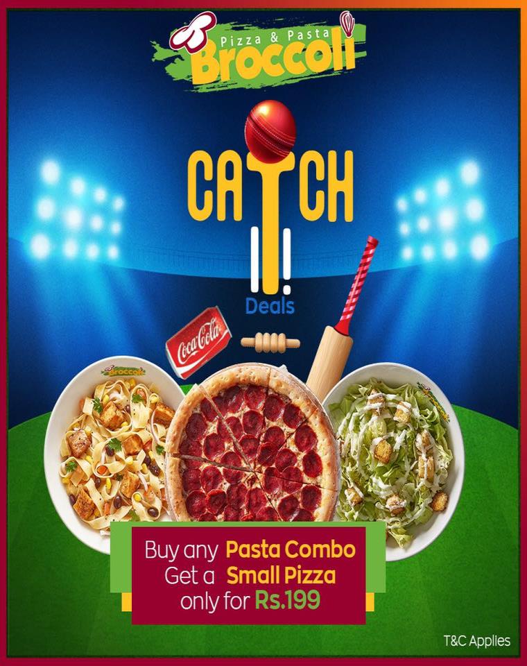 Broccoli Pizza & Pasta Karachi Broccoli Pizza & Pasta Deals Pakistan