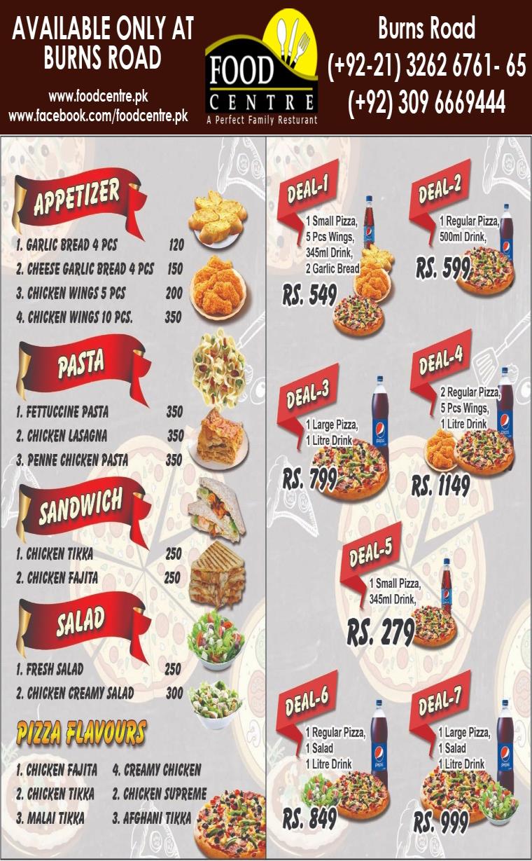 Food Centre Karachi Food Centre Karachi Menu & Deals Food Centre