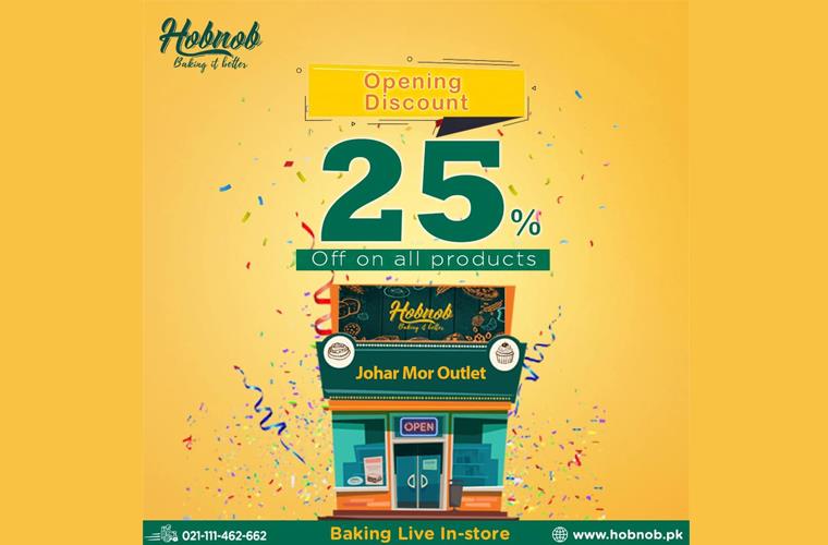 Hobnob Cafe Karachi Deal
