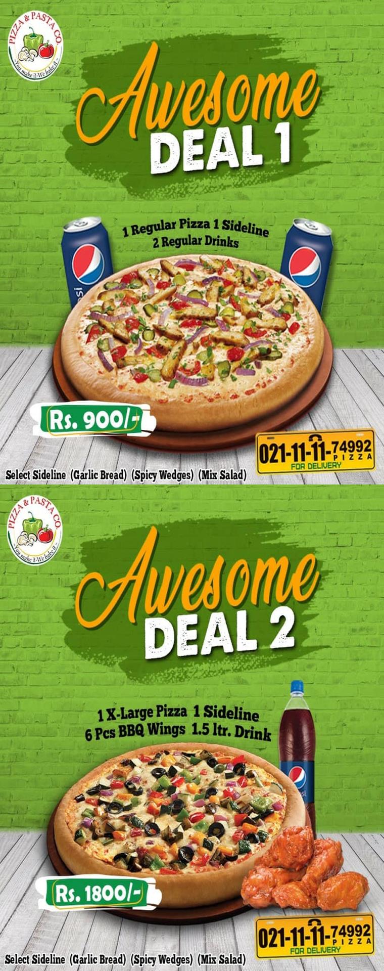 Pizza and Pasta Co, Karachi Karachi Menu with Prices & Latest Deals