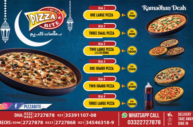 Pizza Bite Restaurant Karachi Pizza Bite Restaurant Menu & Deals