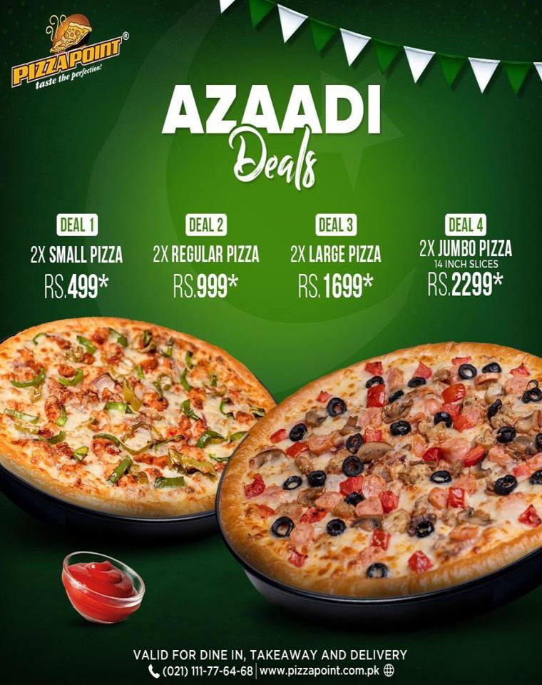 Pizza Point Restaurant Karachi Menu &amp; Deals Kfoods