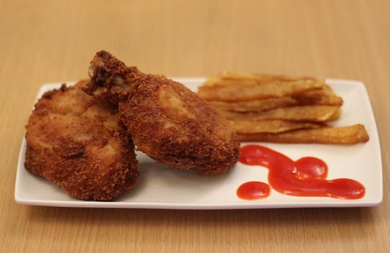 fried chicken step by step