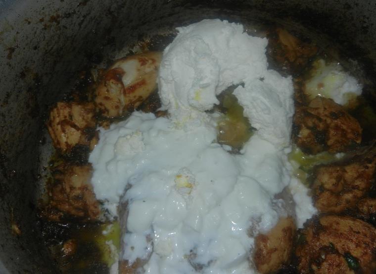 white karahi recipe with cream