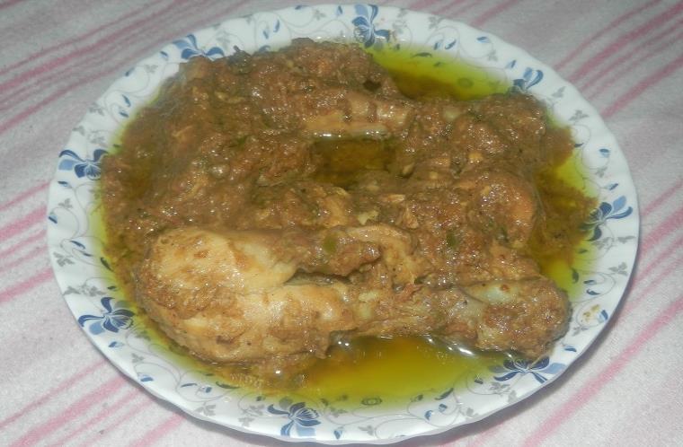 white chicken karahi