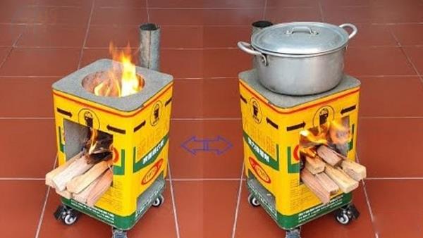 How to Make a Smokeless Wood Stove at Home
