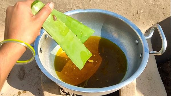 How to Make Alovera Oil at home