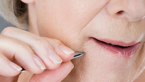 Tip of Face Hair Removal 