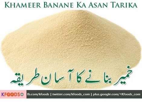 Salam, Khameer kaise banaya jata hai please help me because I want to make naan at home....no shop of naan here........