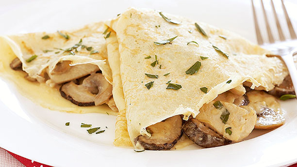 Chicken and mushroom crepes By Shireen Anwar Recipe By Shireen Anwar  Chicken Recipes in English