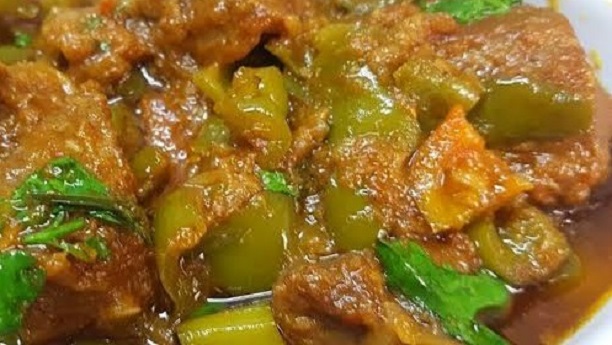 Beef Shimla Mirch Karahi