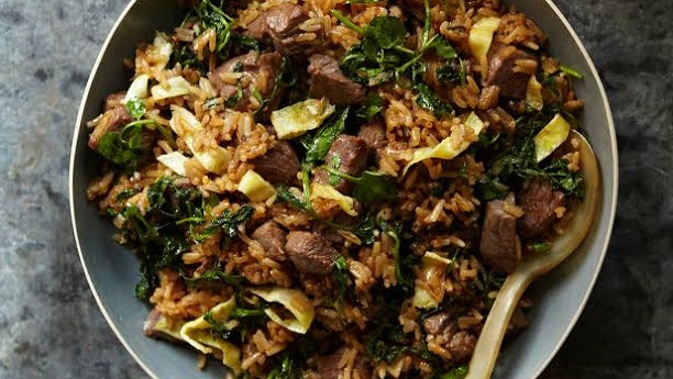 Beef with Fried Rice
