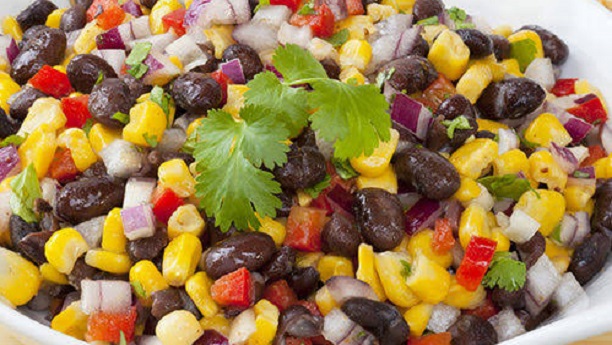 Black Bean & Corn Salad By Chef Fauzia