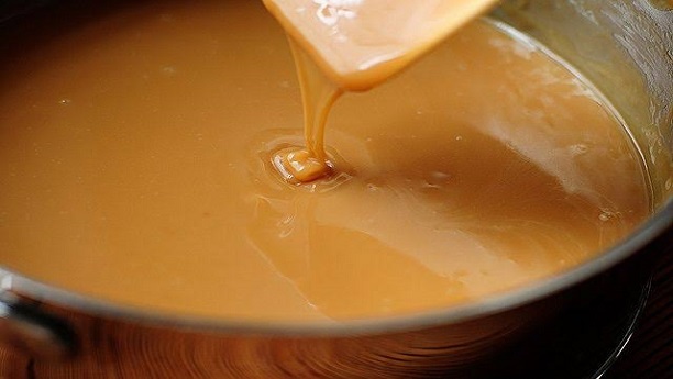 Caramel Sauce (from sweetened condensed milk)