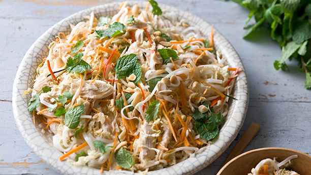 Chicken and Rice Noodle Salad