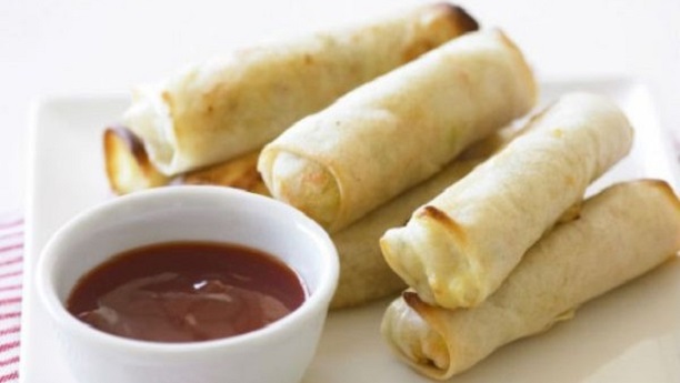 Chicken and Vegetable Spring Roll