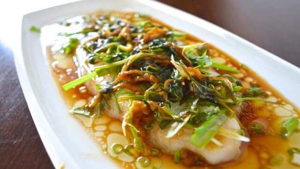 Chinese Style Steamed Fish 