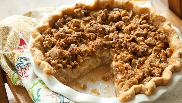 Crumble Topped Apple Pie 