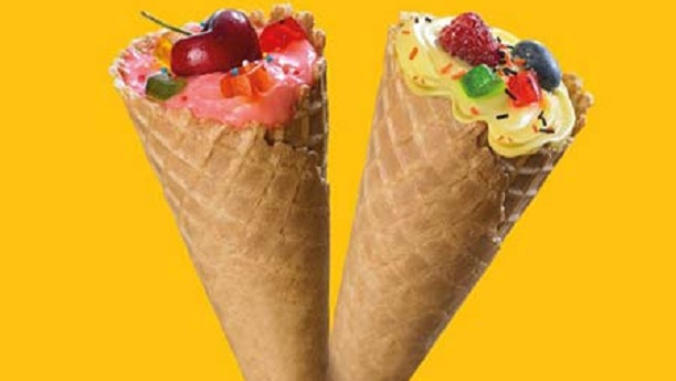 Custard Ice cream Cone