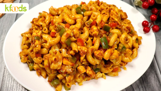 Desi Style Chicken Macaroni
