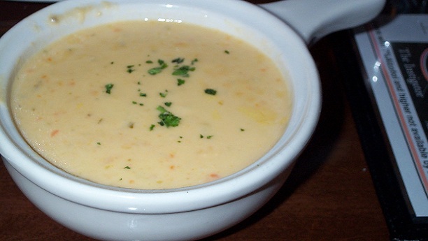Egg and cheese soup