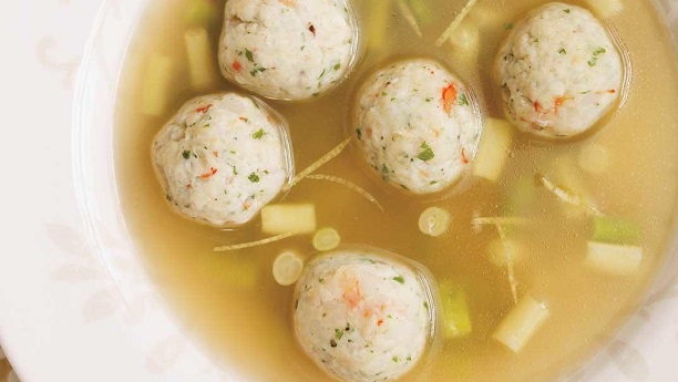 Fish Dumpling Soup