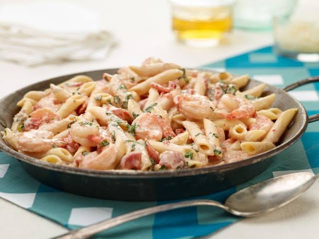 Fish Penne Pasta with Cheese