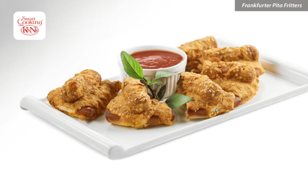 Frankfurter Pita Fritters