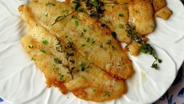 Fried cheesy sole By Shireen Anwar