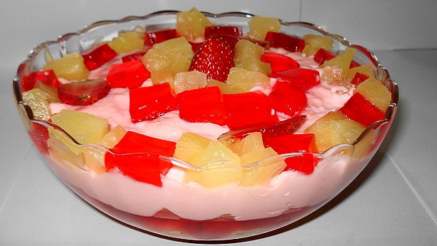 fruit jelly custurd