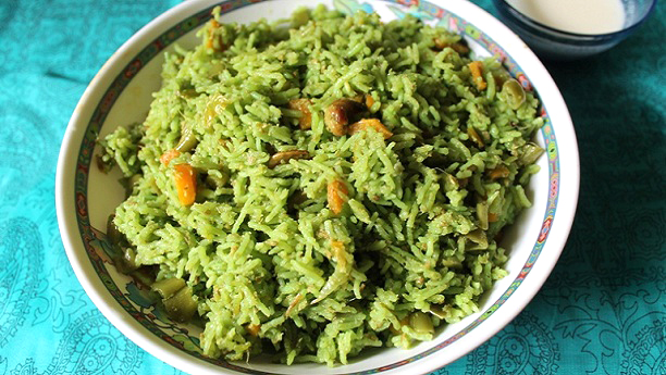 Green Masala Rice