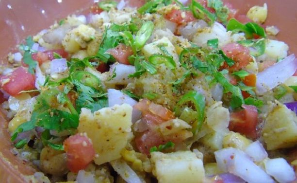 karahi Aloo Chaat Recipe