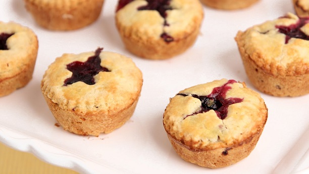 Mini Blueberry Pies by Chef James Martin