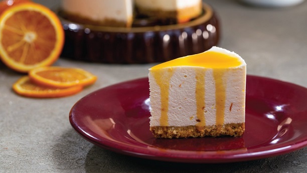 Orange Custard Cheese Cake 