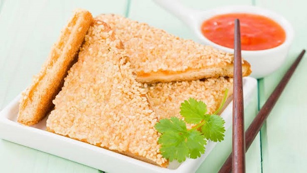 Prawn Toasts by Chef Anjum Anand